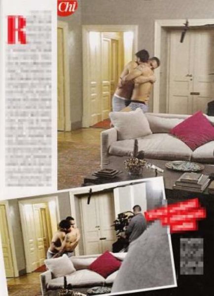 Raoul Bova e Marco Bocci si baciano ma sul set del film "Scusate se esisto" [Foto]