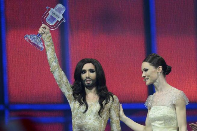 Eurovision song contest 2014, vince Conchita Wurst dell'Austria male l'Italia con Emma