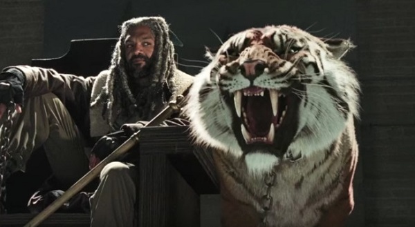 The Walking Dead 7: nessuna tigre sul set, ecco come è stata realizzata Shiva