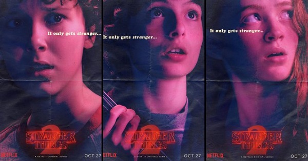 Stranger Things 2: rilasciati dodici poster per i personaggi