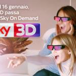 Sky 3D diventa solo on demand