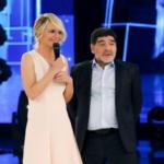 Diego Armando Maradona al serale di Amici