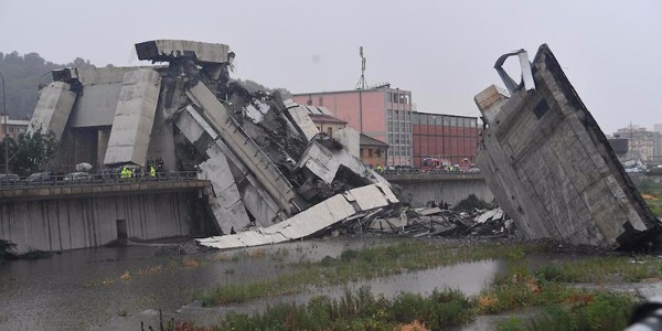 Ascolti TV 14 Agosto: la tragedia del ponte Morandi