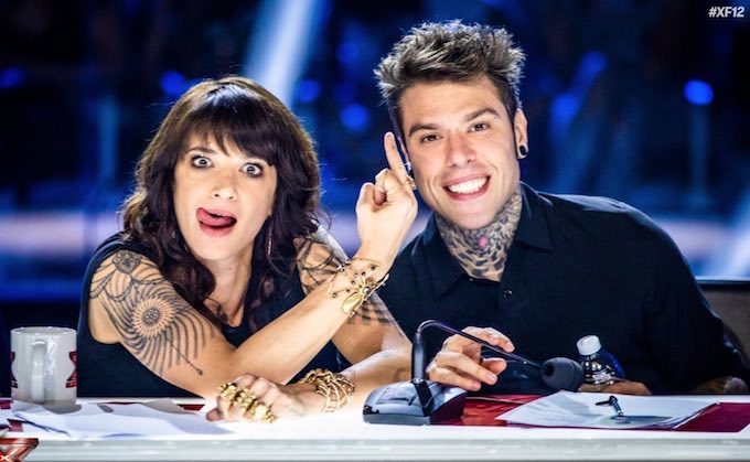 Asia Argento e Fedez X Factor