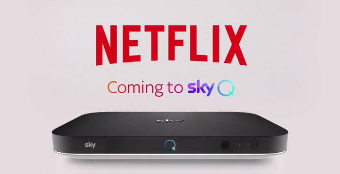Netflix arriva su Sky Q