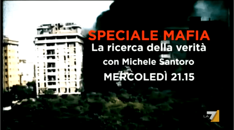 Mafia – La ricerca della verità, speciale con Enrico Mentana, Andrea Purgatori e Michele Santoro su La7