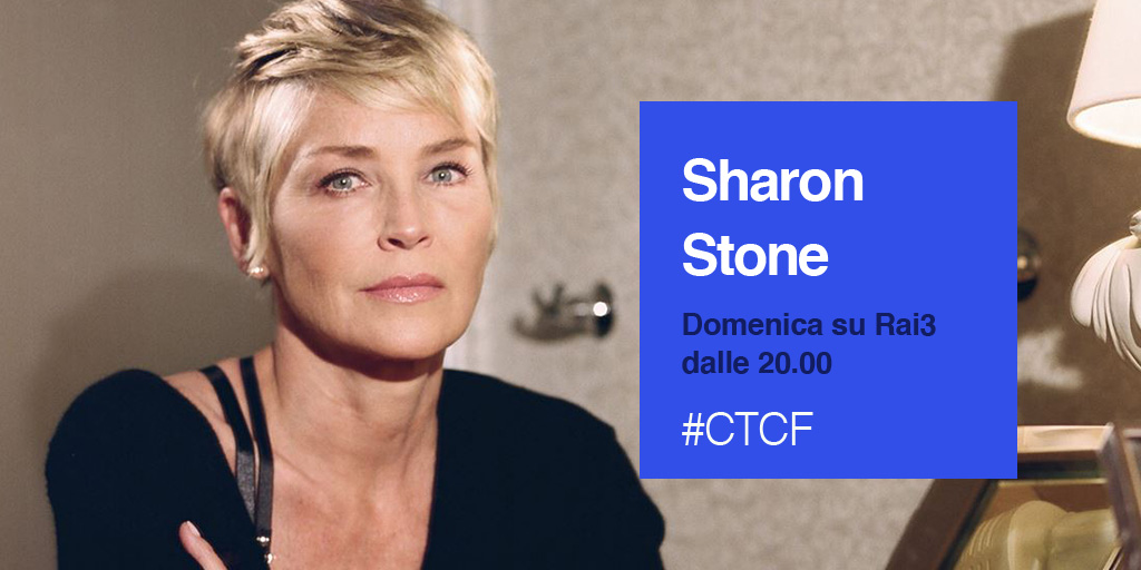 Sharon Stone a Che tempo che fa
