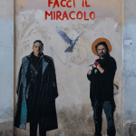 Christian, a Roma il murales di Tvboy dedicato alla serie Sky Original