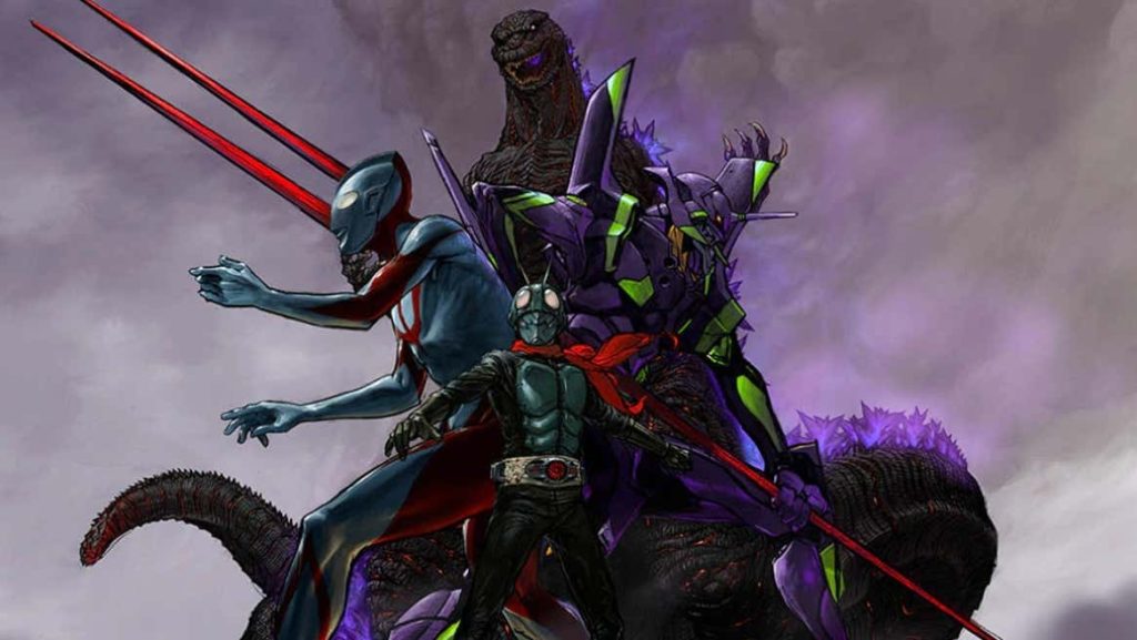 Hideaki Anno annuncia un progetto che riunirà Godzilla, Evangelion, Kamen Rider e Ultraman