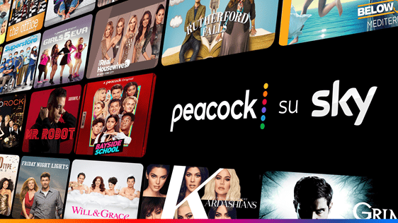Peacock, la piattaforma streaming di NBCUniversal e Comcast arriva su Sky Q per tutti