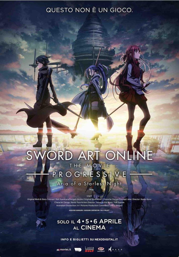 SWORD ART ONLINE al cinema poster