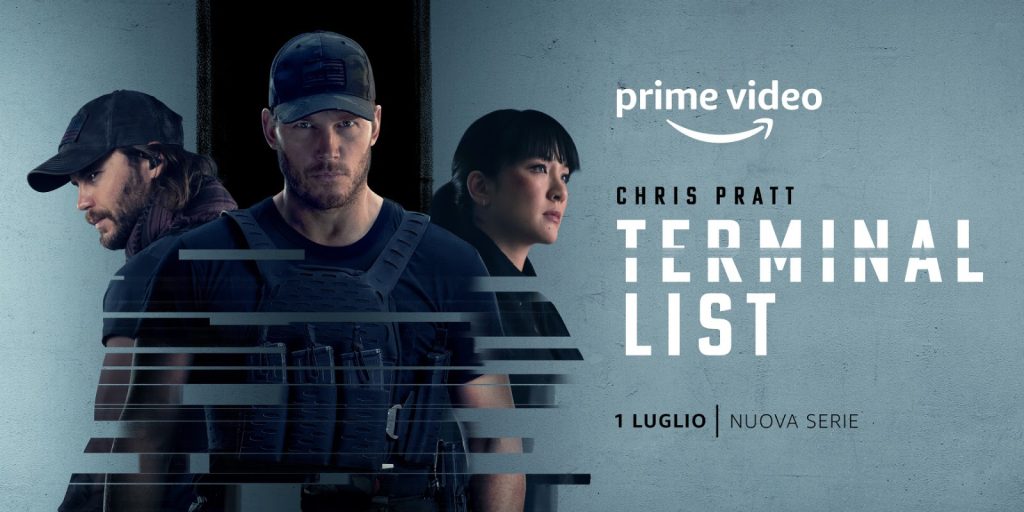 Terminal List, Chris Pratt nella nuova serie action thriller di Prime Video: teaser e poster