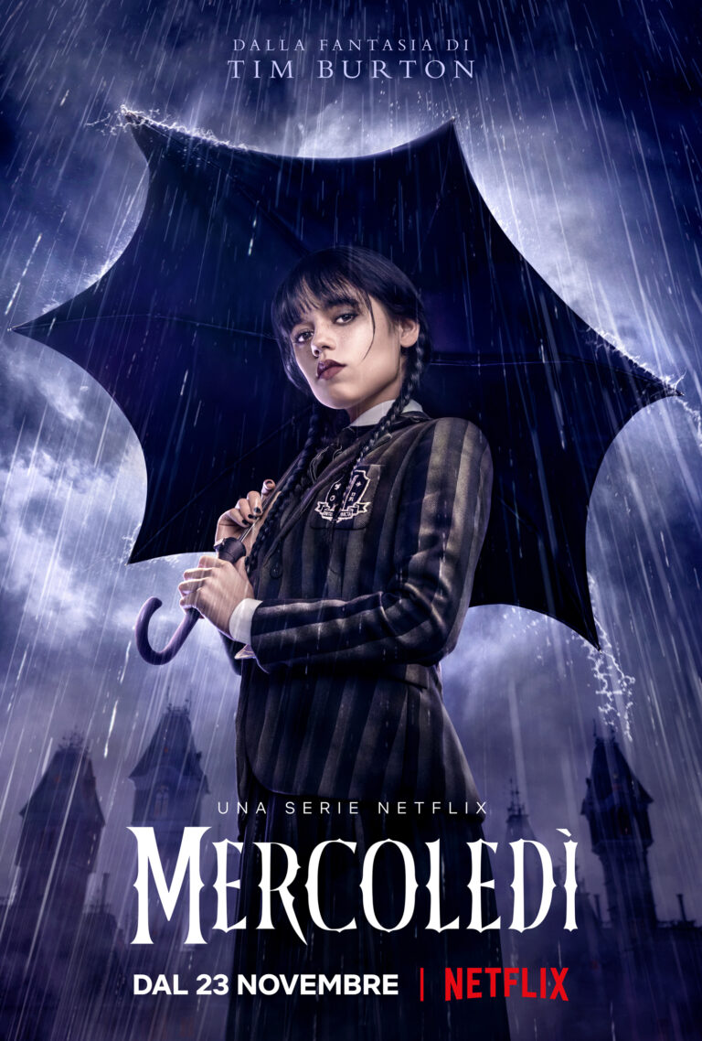 Mercoledi, arriva su Netflix la serie di Tim Burton spin off de La famiglia Addams