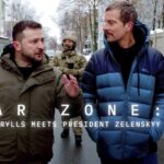 “Zelensky – Nel centro del mirino”, su NOVE Bear Grylls incontra il Presidente dell’Ucraina