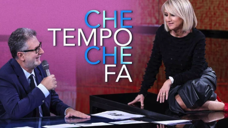 Anthony Hopkins e Roberta Metsola nell’ultima puntata (in Rai) di Che tempo che fa con Fabio Fazio