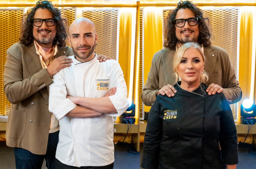 Tina Cipollari e Simone Di Matteo protagonisti a Celebrity Chef di Alessandro Borghese