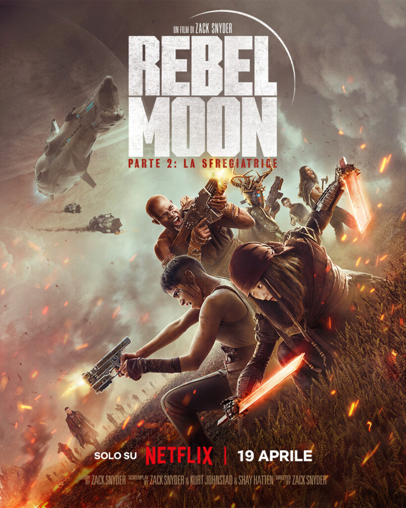 Rebel Moon – Parte 2: La Sfregiatrice, dal 19 aprile su Netflix la seconda parte del film di Zack Snyder