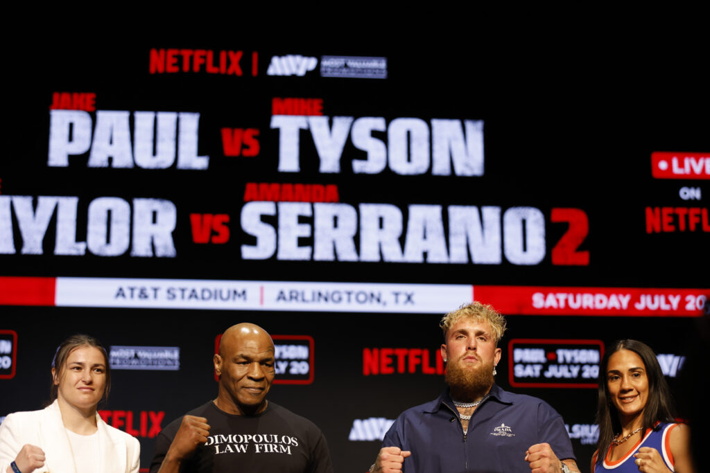Jake Paul vs Mike Tyson, presentato lo storico incontro che sarà trasmesso globalmente da Netflix