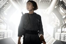 FX's Alien: Earth -- Pictured: Sydney Chandler as Wendy. CR: Patrick Brown/FX